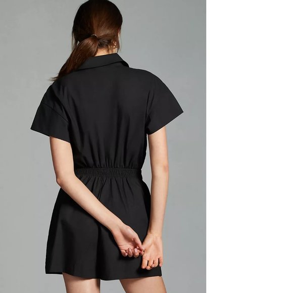 Anthropologie Elegant Black Romper - Picture 2 of 8